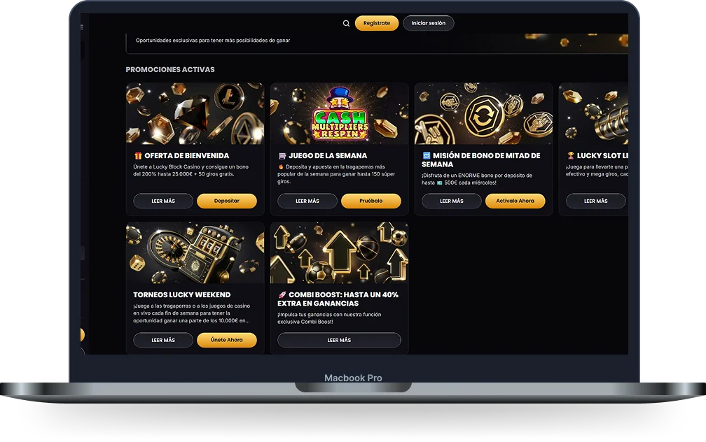 Lucky Block Casino promociones para ordenador Lucky Block Casino promociones activas en la versión para ordenador